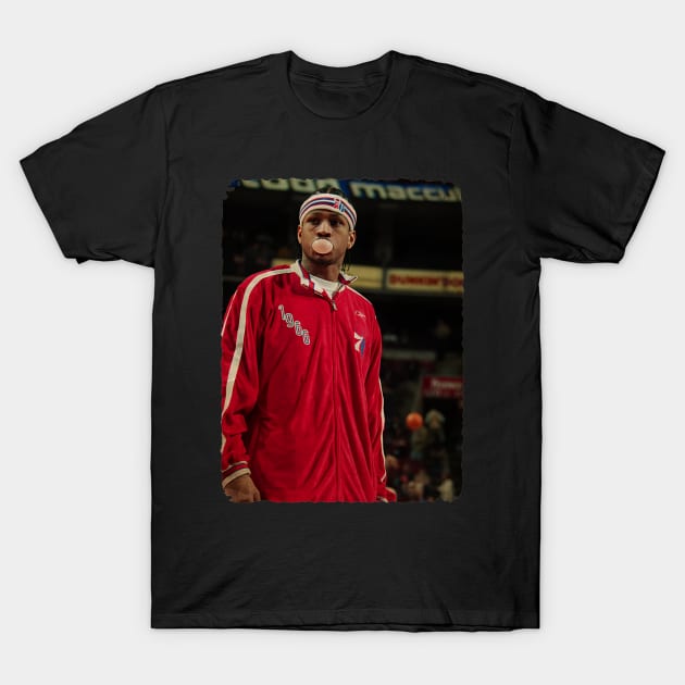 Allen Iverson - Chewing Gum Vintage T-Shirt by Milu Milu